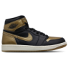 Jordan Aj1 Retro High Og Herren Schuhe - Schwarz - Größe: 40.5 - Leder - Foot Locker