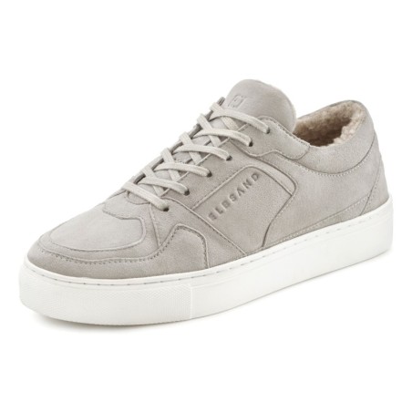Elbsand Sneaker, Wintersneaker, Schnürhalbschuh aus Leder mit kuscheligem Innenfutter