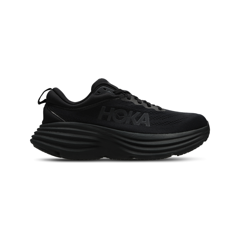 Hoka Bondi 8 Damen Schuhe - Schwarz - Größe: 36 2/3 - Netz/Synthetik - Foot Locker