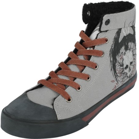 Black Premium by EMP Sneaker high - Walk The Line - EU37 bis EU39 - Größe EU37 - grau
