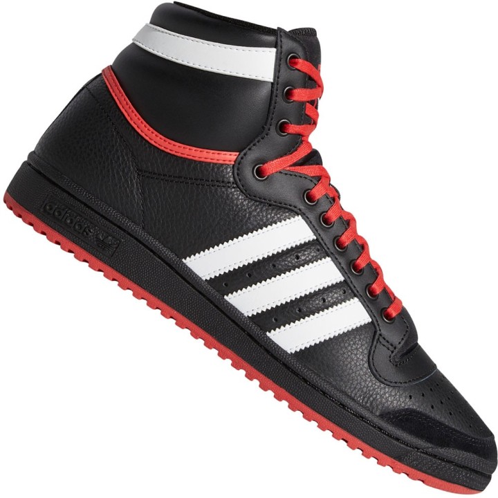 adidas Originals Top Ten Hi Black/White/Red