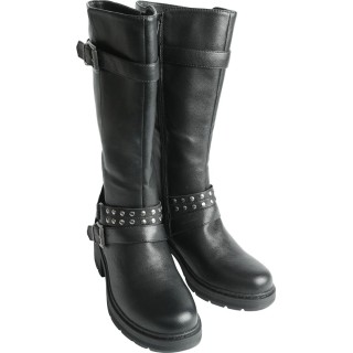 Gothicana by EMP Stiefel - High Biker Boots - EU37 bis EU41 - für Damen - Größe EU37 - schwarz