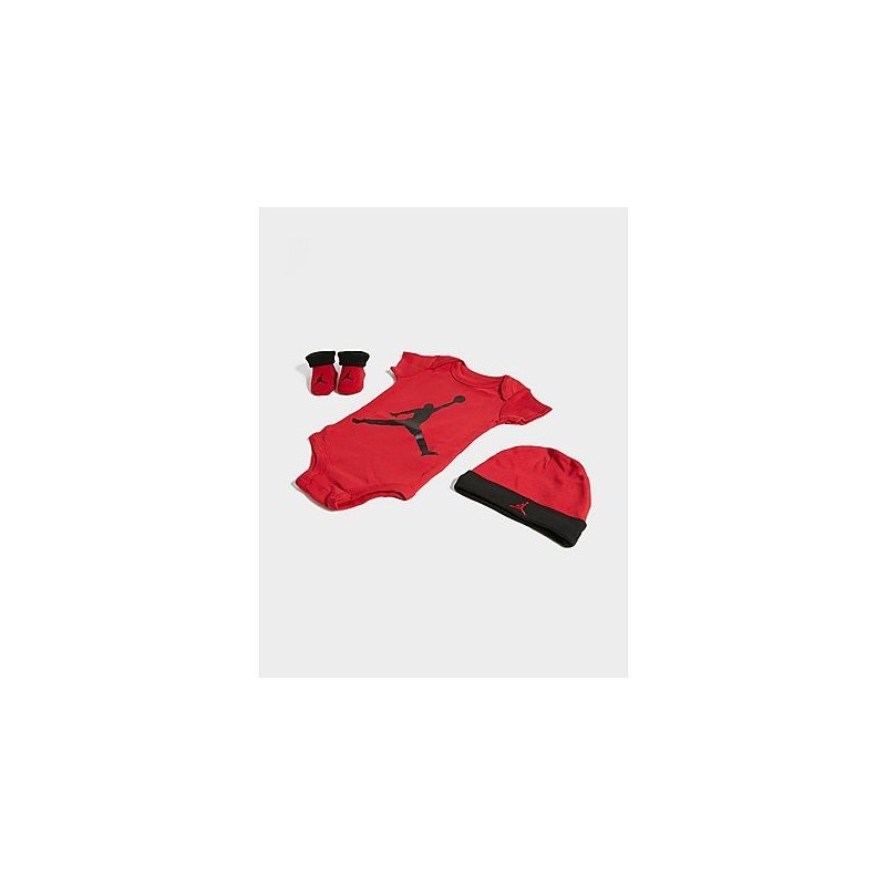 Jordan 3 Piece Jumpman Set Baby - Red - Kids, Red