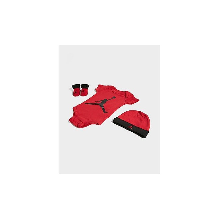 Jordan 3 Piece Jumpman Set Baby - Red - Kids, Red