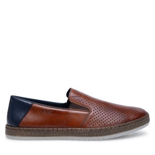 Halbschuhe Rieker B5279-24 Braun