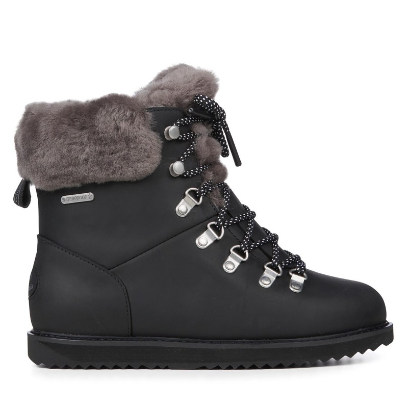 Schneeschuhe EMU Australia Larawag Leather W12937 Schwarz