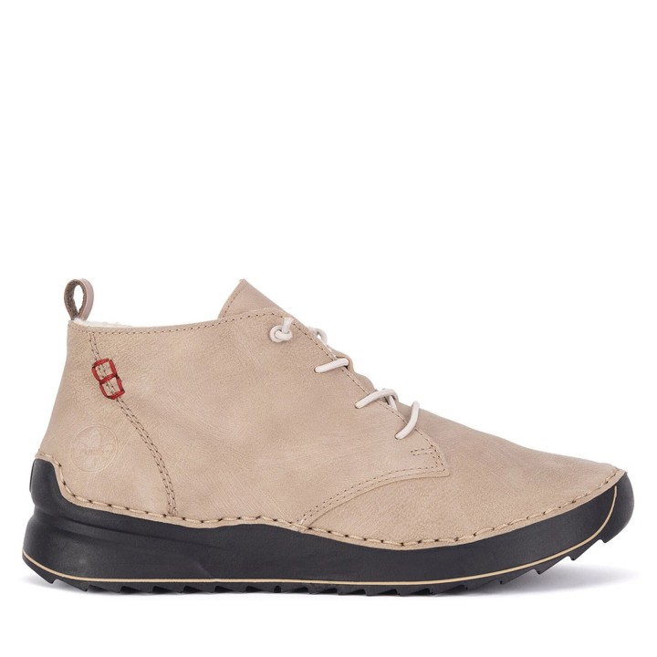 Halbschuhe Rieker 51510-60 Beige