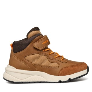 Schnürschuhe Geox J Rooner Boy J46H0E 0MEFU C6001 M Braun