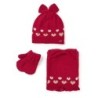 Set Mütze, Schal und Handschuhe Mayoral 10.536 Rot