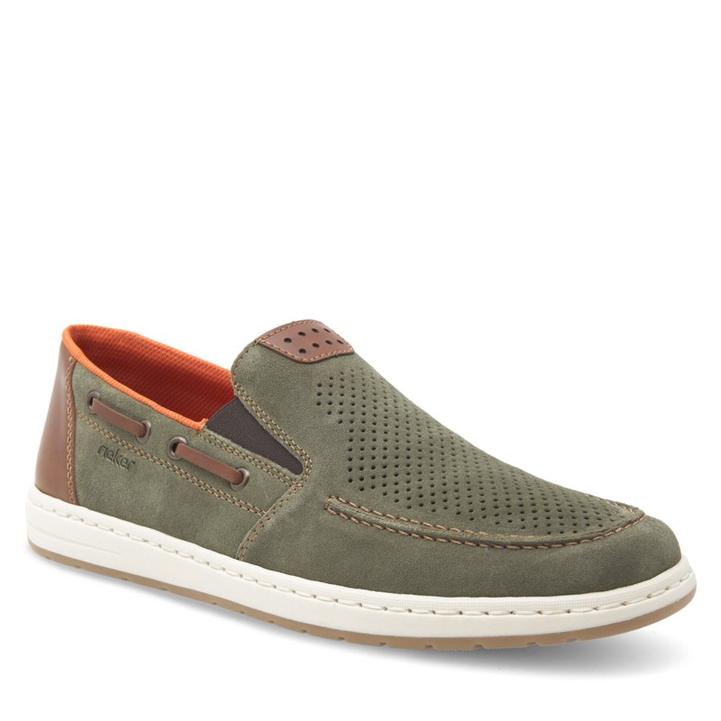 Halbschuhe Rieker 18266-54 Grün