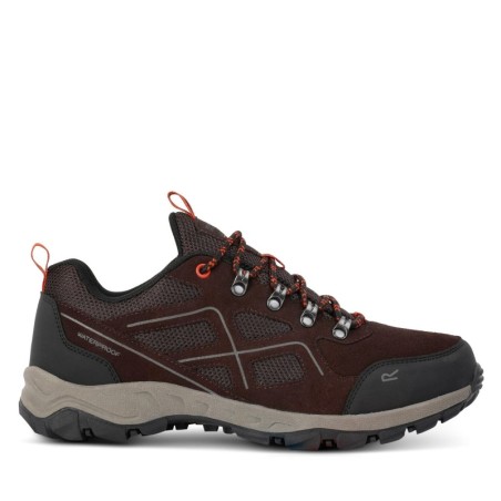 Trekkingschuhe Regatta VendeavorSuedeLow RMF837 Dunkelrot