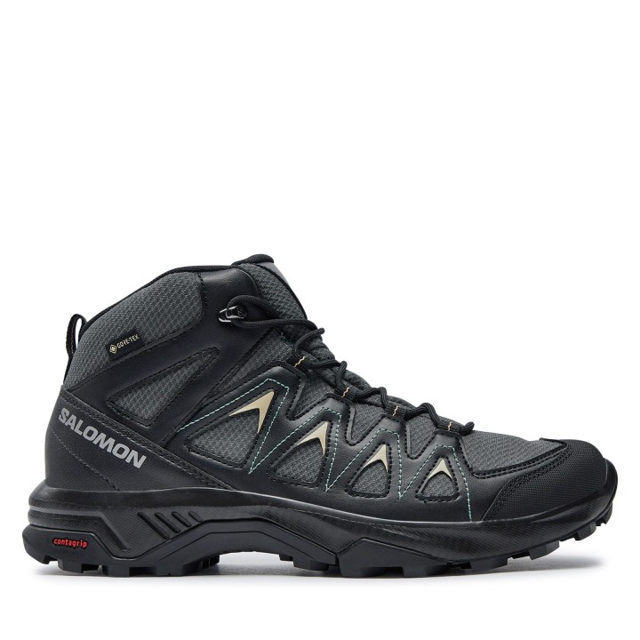 Trekkingschuhe Salomon X Braze Mid Gore-Tex L47430500 Schwarz