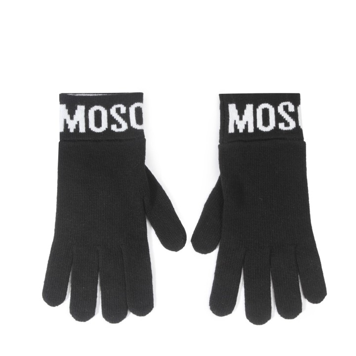 Damenhandschuhe MOSCHINO 65232 M2357 Schwarz