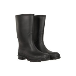 Einfarbige Kinder Gummistiefel - Schwarz