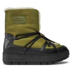 Schneeschuhe Tommy Hilfiger Tommy Essential Snowboot FW0FW07504 Grün