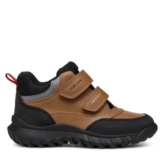 Schnürschuhe Geox J Simbyos Boy B Abx J46L0B 0MEMS C0034 D Braun