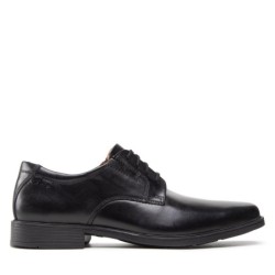 Halbschuhe Clarks Tilden Plain 261103507 Schwarz
