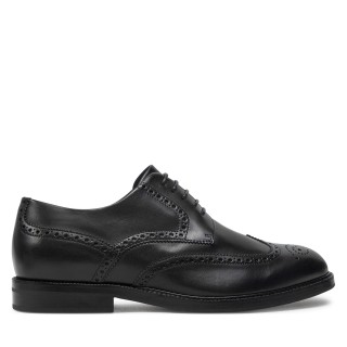 Halbschuhe Boss Dressletic Derb bubr 50521227 Schwarz