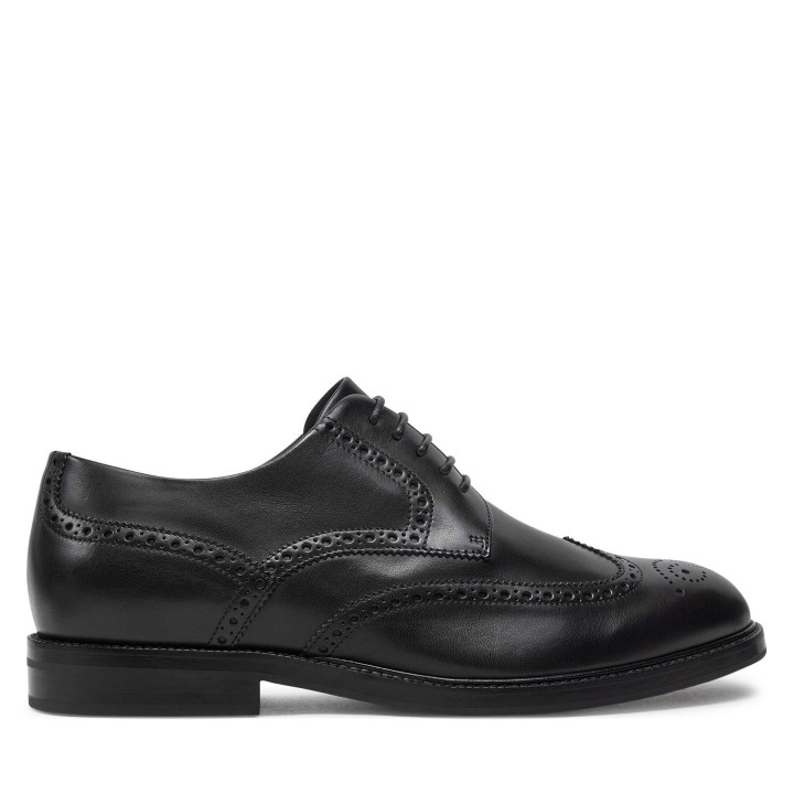 Halbschuhe Boss Dressletic Derb bubr 50521227 Schwarz