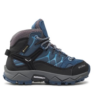 Trekkingschuhe Salewa Jr Alp Trainer Mid Gtx GORE-TEX 64010-0365 Blau