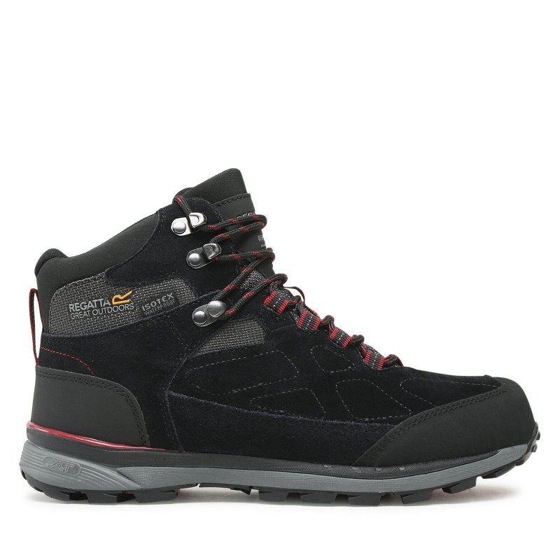 Trekkingschuhe Regatta Samaris Suede RMF575 Schwarz