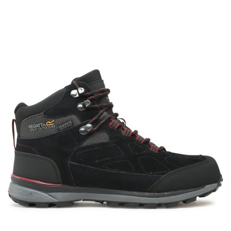 Trekkingschuhe Regatta Samaris Suede RMF575 Schwarz