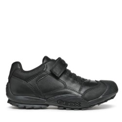 Halbschuhe Geox Jr Savage J0424B 043ME C9999 S Schwarz