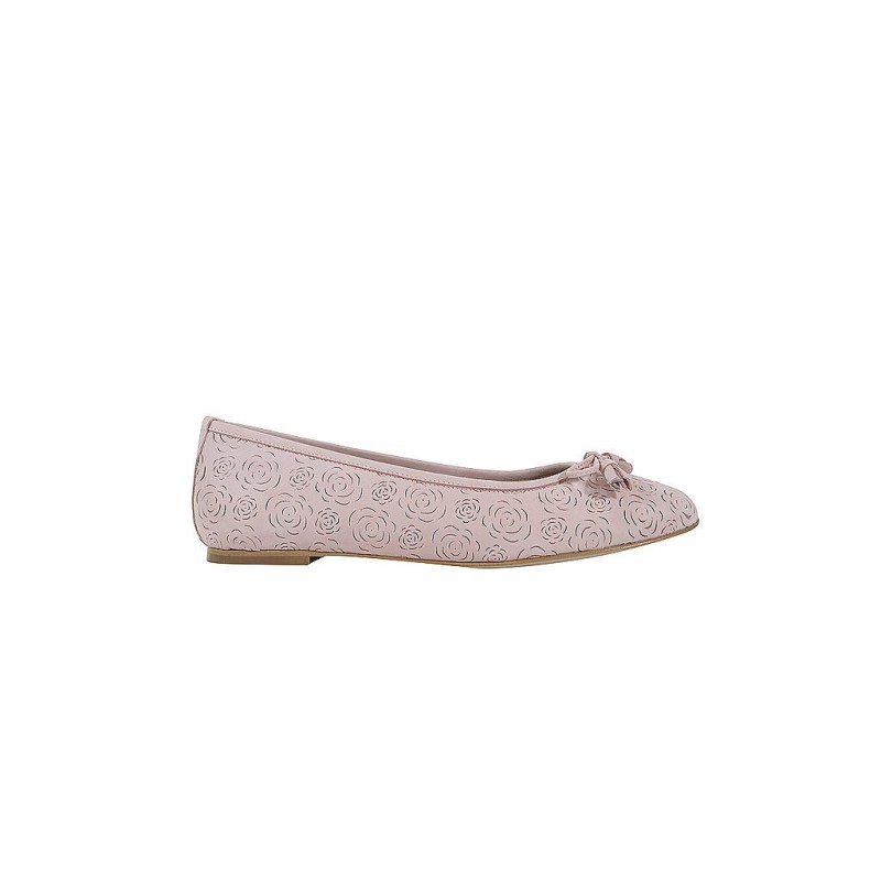 DIRNDL & BUA Trachtenschuhe - Ballerinas rosa | 37