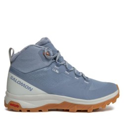 Trekkingschuhe Salomon Outsnap Climasalomon™ Waterproof L47289900 Blau