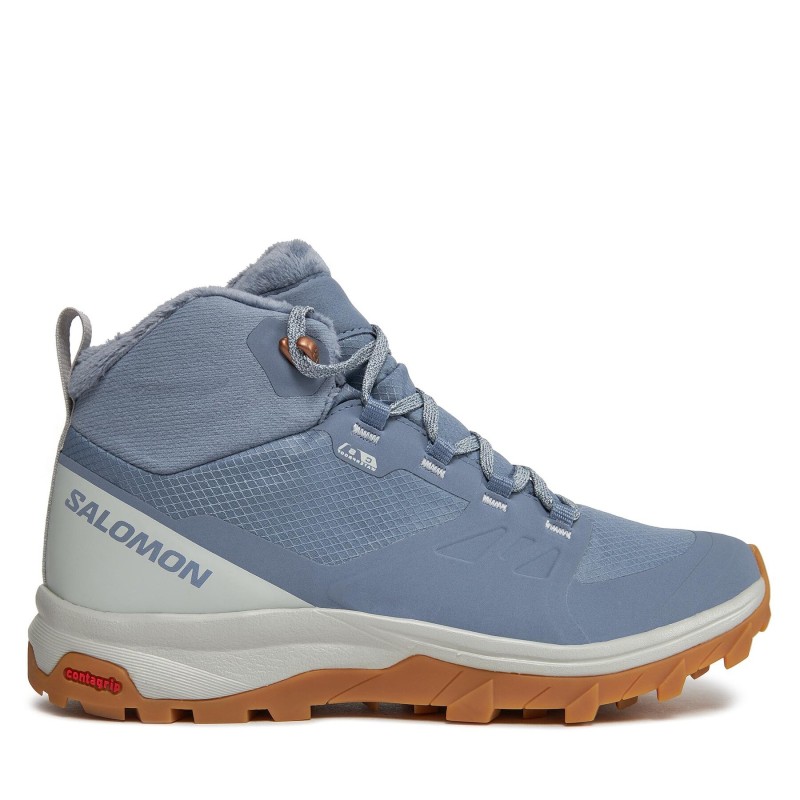 Trekkingschuhe Salomon Outsnap Climasalomon™ Waterproof L47289900 Blau