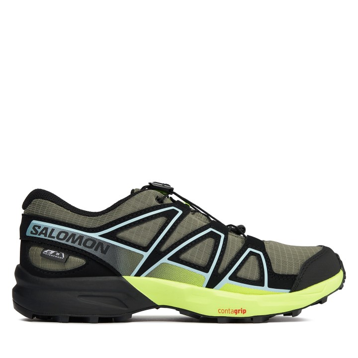 Laufschuhe Salomon Speedcross Climasalomon™ Waterproof L47278900 Grün