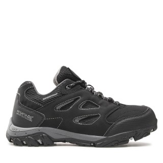 Trekkingschuhe Regatta Holcombe Lep Low Jnr RKF572 Schwarz