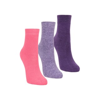 Outdoor Kindersocken - 3er Pack - Rosa