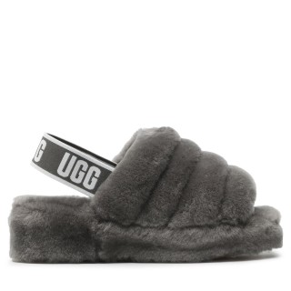 Hausschuhe Ugg W Fluff Yeah Slide 1095119 Grau