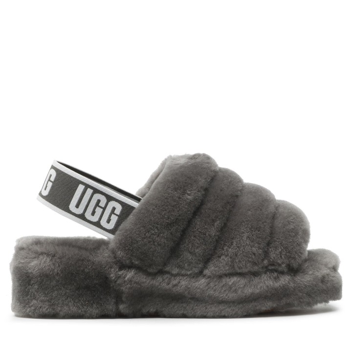 Hausschuhe Ugg W Fluff Yeah Slide 1095119 Grau