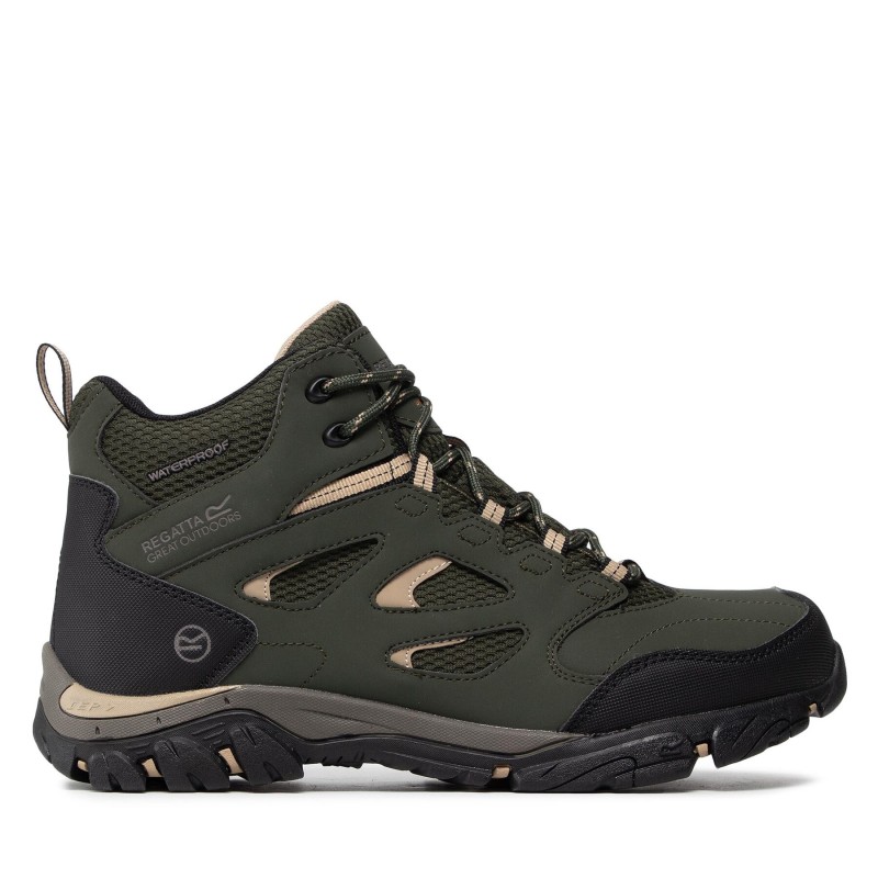 Trekkingschuhe Regatta Holcombe Iep Mid RMF573 Grün