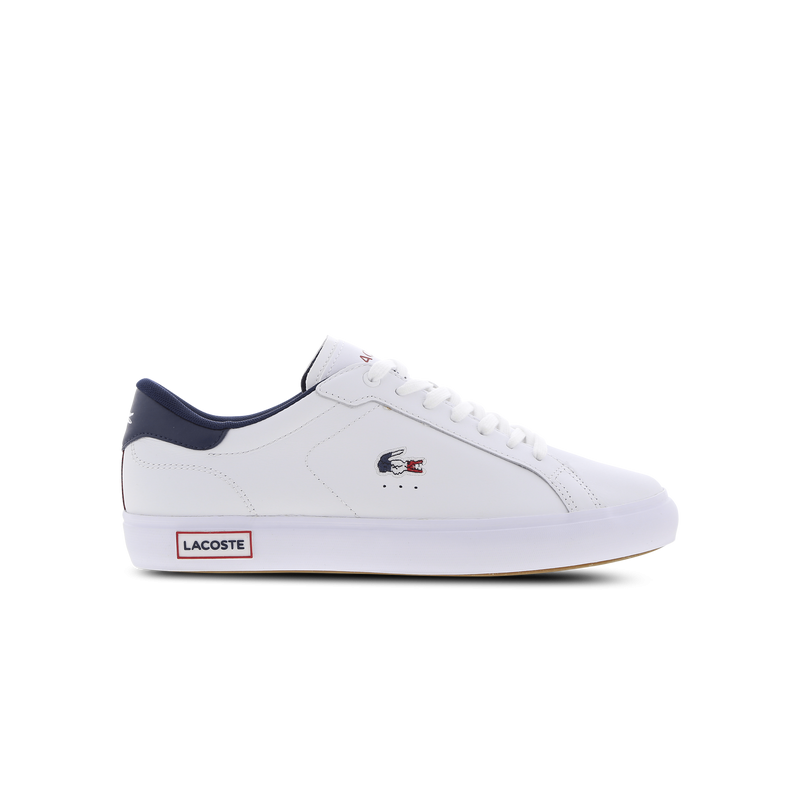 Lacoste Powercourt Herren Schuhe - Weiß - Größe: 39.5 - Leder - Foot Locker