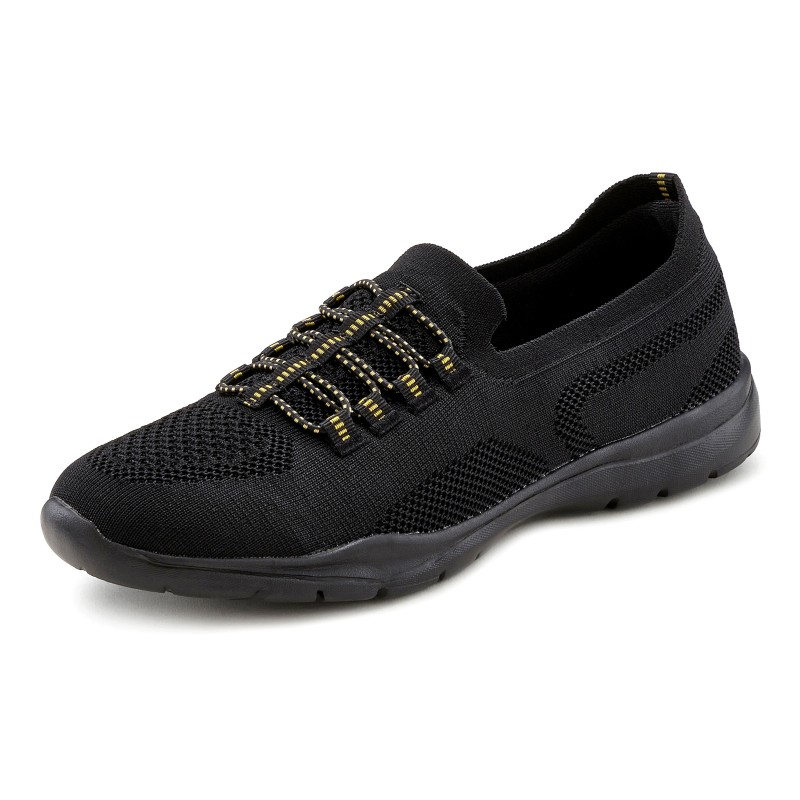 LASCANA Sneaker, Slipper, Halbschuh, zum Reinschlüpfen, leichtes Meshmaterial VEGAN