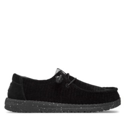 Halbschuhe Hey Dude Wendy Wave Corduroy 40195-001 Schwarz