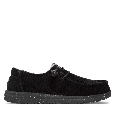 Halbschuhe Hey Dude Wendy Wave Corduroy 40195-001 Schwarz