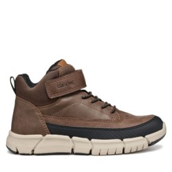 Schnürschuhe Geox J Flexyper Boy J369BA 0CLFU C6006 M Braun