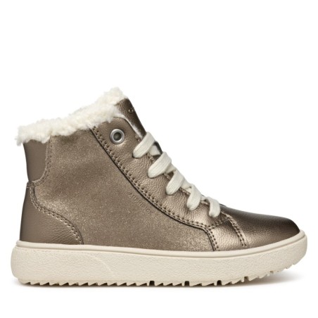 Schnürschuhe Geox J Theleven Girl B Ab J46HTA 077BC C9006 D Grau