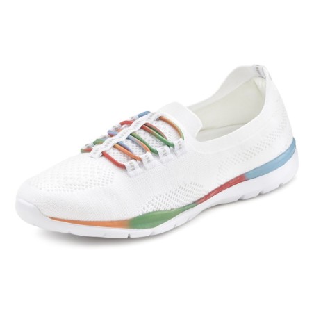 LASCANA Sneaker, Slipper, Halbschuh, zum Reinschlüpfen, leichtes Meshmaterial VEGAN