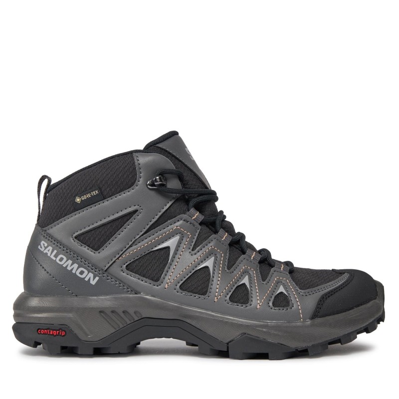 Trekkingschuhe Salomon X Braze Mid GORE-TEX L47181200 Schwarz