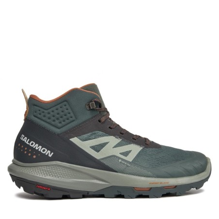Trekkingschuhe Salomon Outpulse Mid GORE-TEX L47297600 Grün