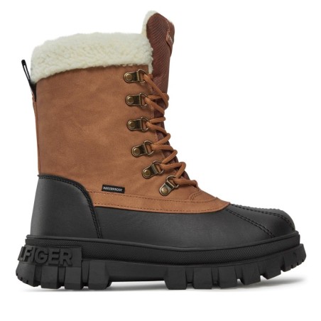 Schnürschuhe Tommy Hilfiger T3B5-33161-0814582 S Braun
