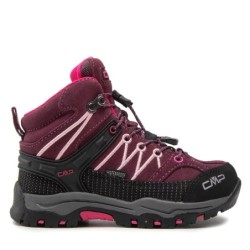 Trekkingschuhe CMP Kids Rigel Mid Trekking Shoe Wp 3Q12944 Dunkelrot