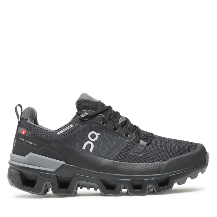 Trekkingschuhe On Cloudwander Waterproof 73.98602 Schwarz
