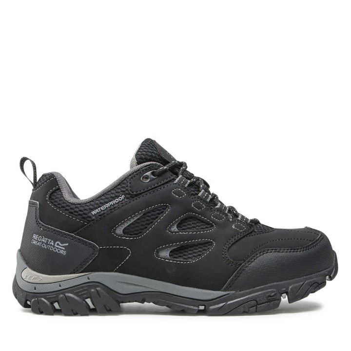 Trekkingschuhe Regatta Holcombe Iep Low RMF572 Schwarz