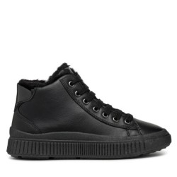 Schnürschuhe Geox J Laquinny Girl J46M3G 00085 C9999 M Schwarz